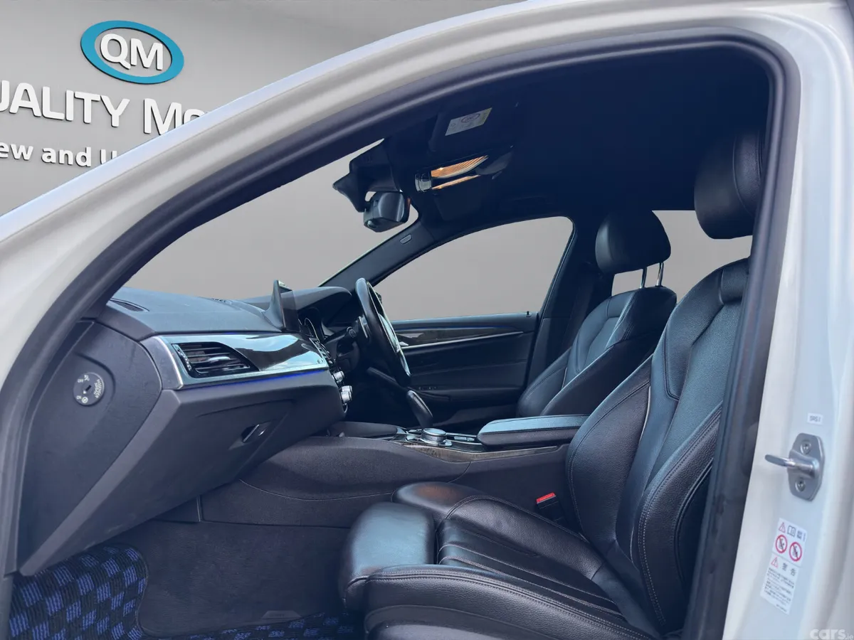BMW 5-Series Saloon, Petrol, 2018, White