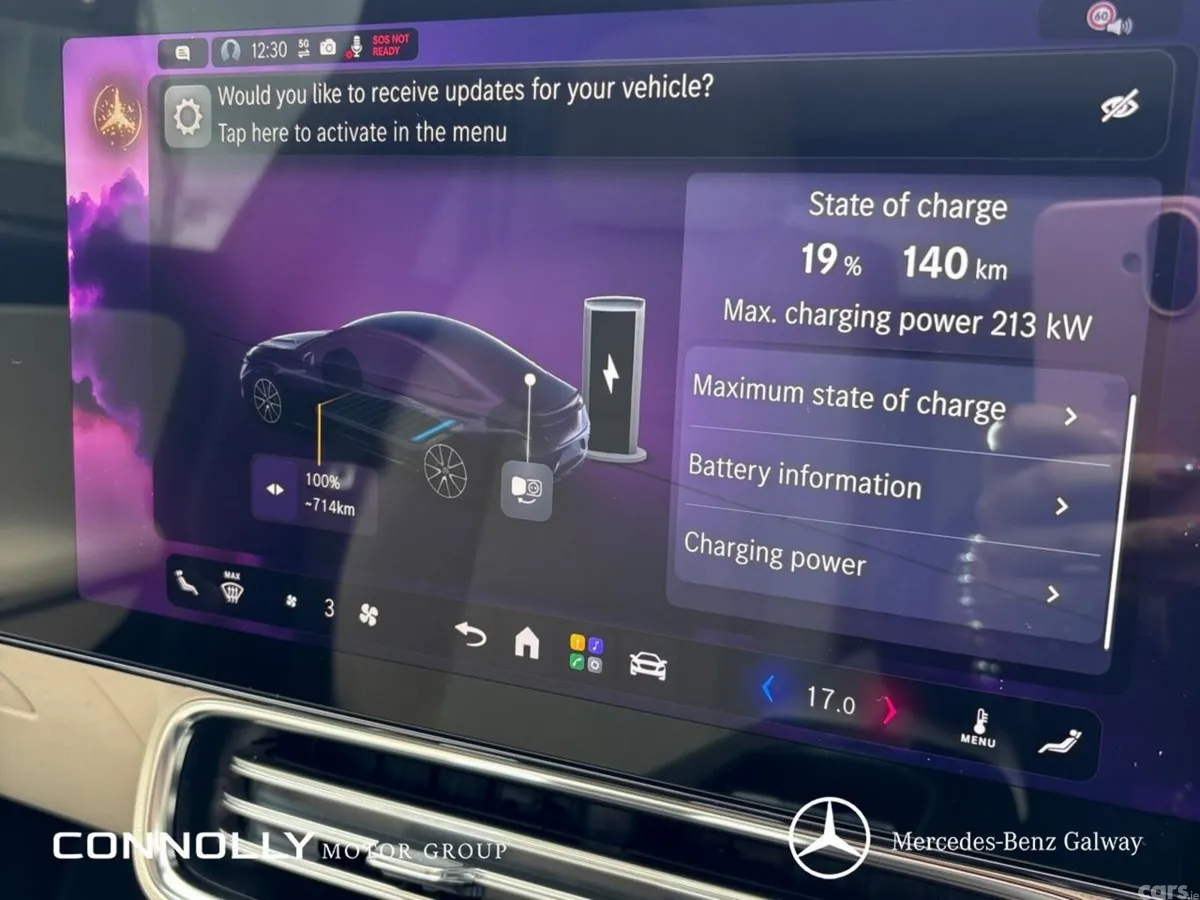 Mercedes-Benz CLA Saloon, Electric, 2026, Black