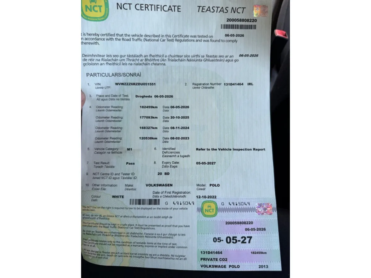 Volkswagen Polo Hatchback, Petrol, 2013, White