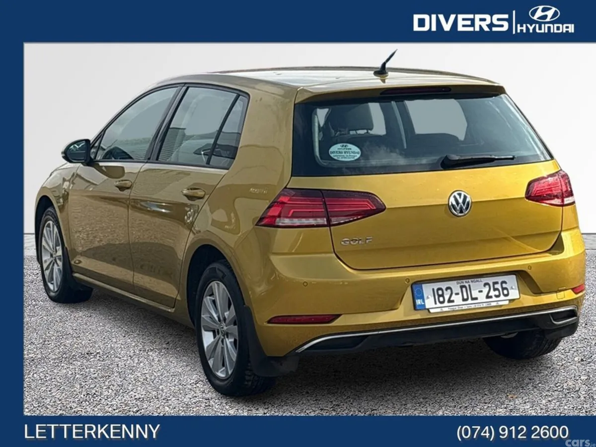 Volkswagen Golf Estate, Diesel, 2018, Yellow