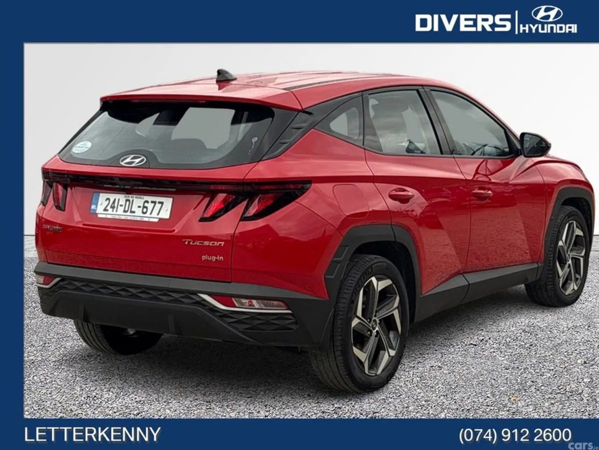 Hyundai Tucson MPV, Petrol Plug-in Hybrid, 2024, Red