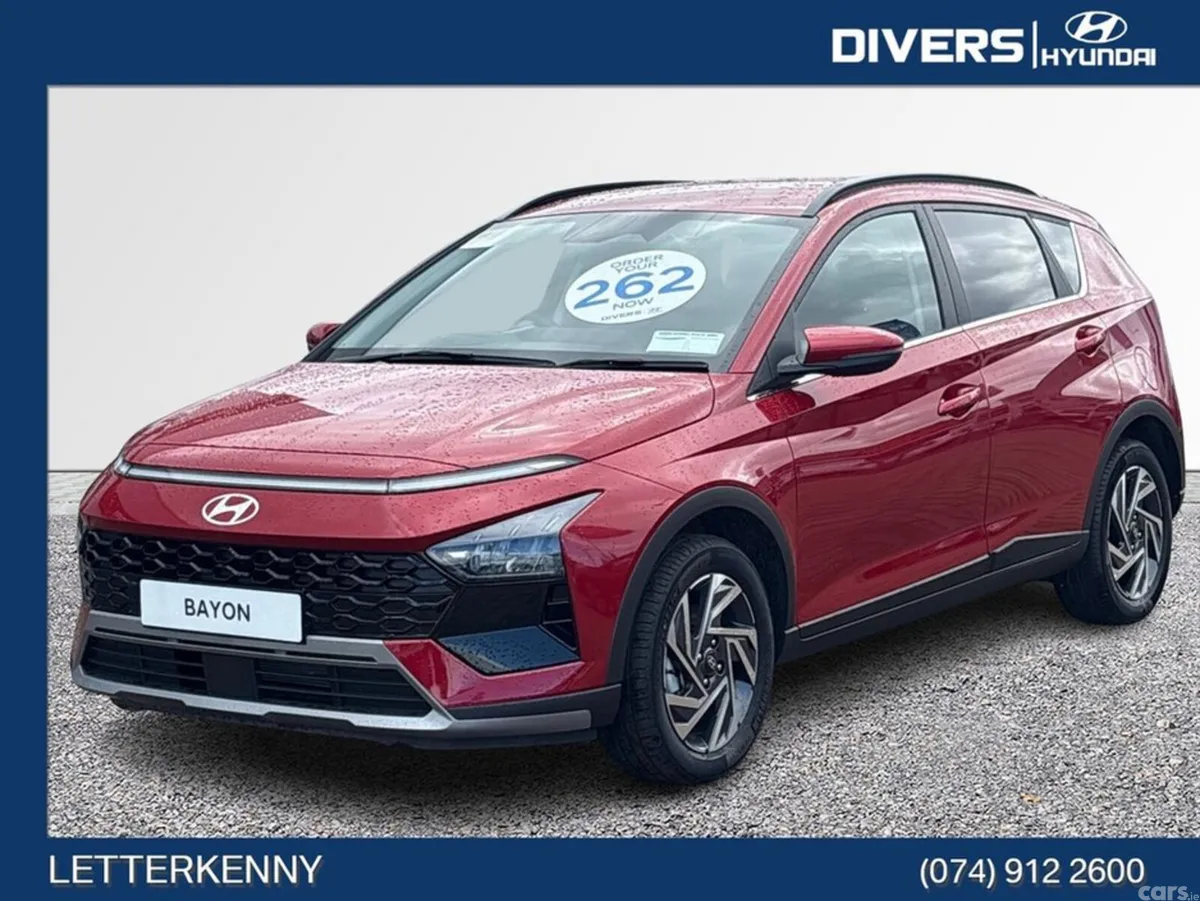 Hyundai Bayon SUV, Petrol, 2026, Red