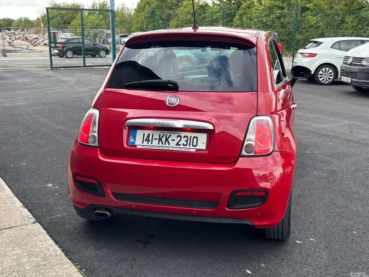 Fiat 500 Hatchback, Petrol, 2014, Red