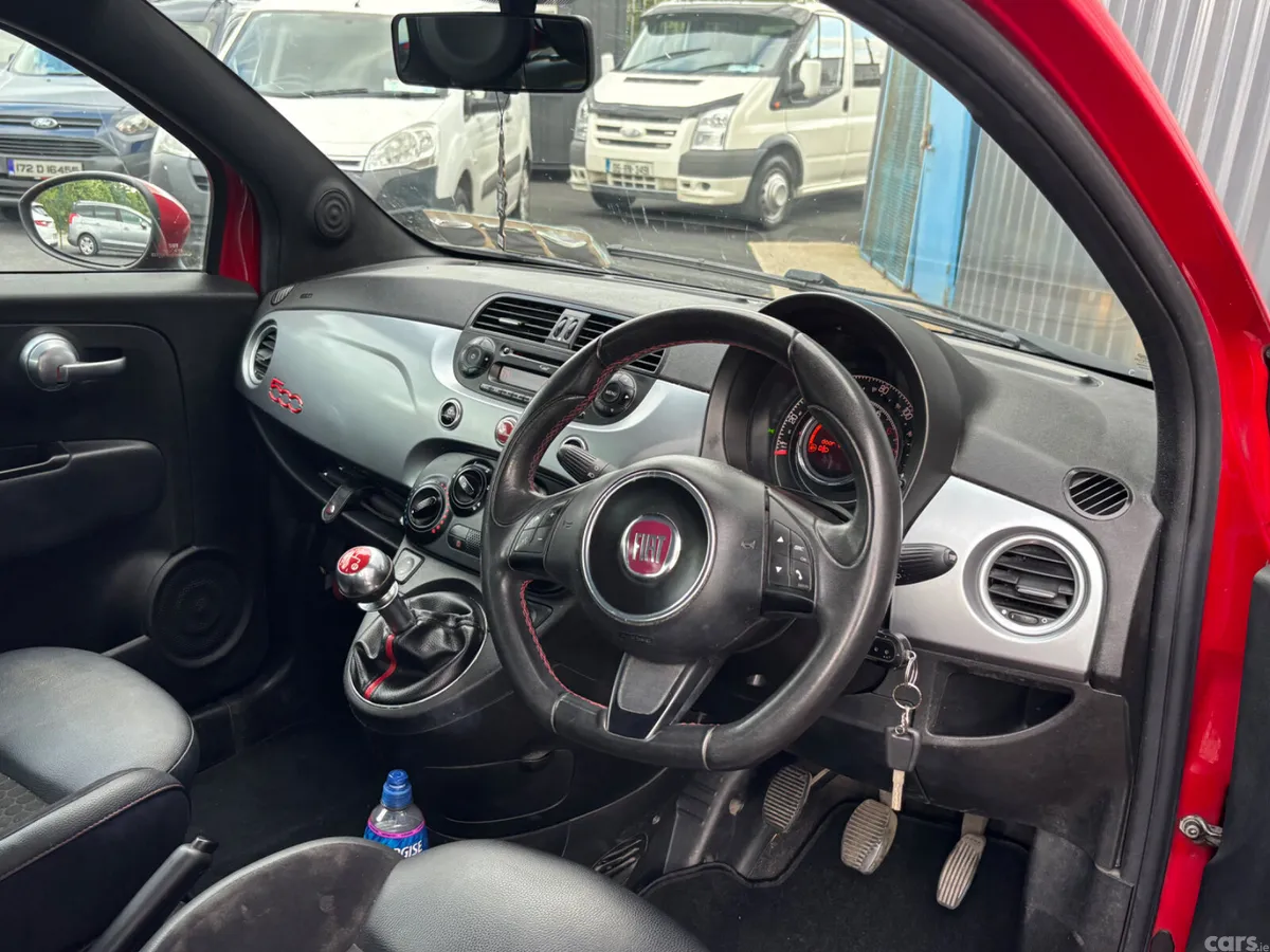 Fiat 500 Hatchback, Petrol, 2014, Red