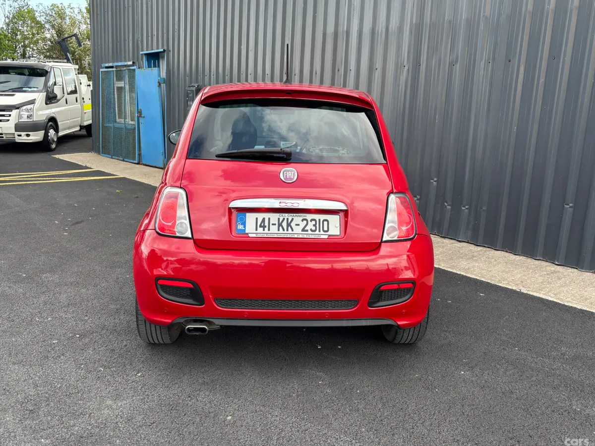 Fiat 500 Hatchback, Petrol, 2014, Red