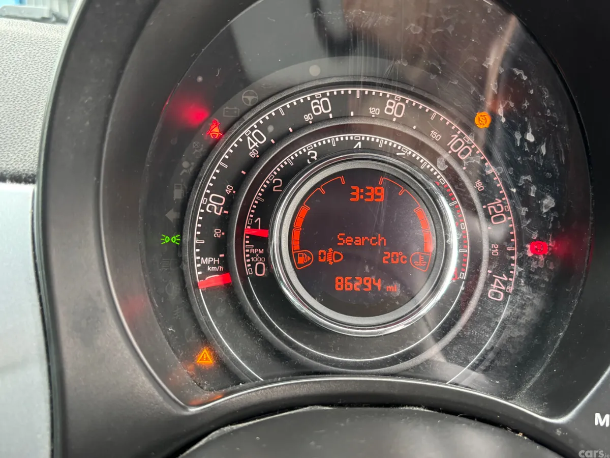 Fiat 500 Hatchback, Petrol, 2014, Red