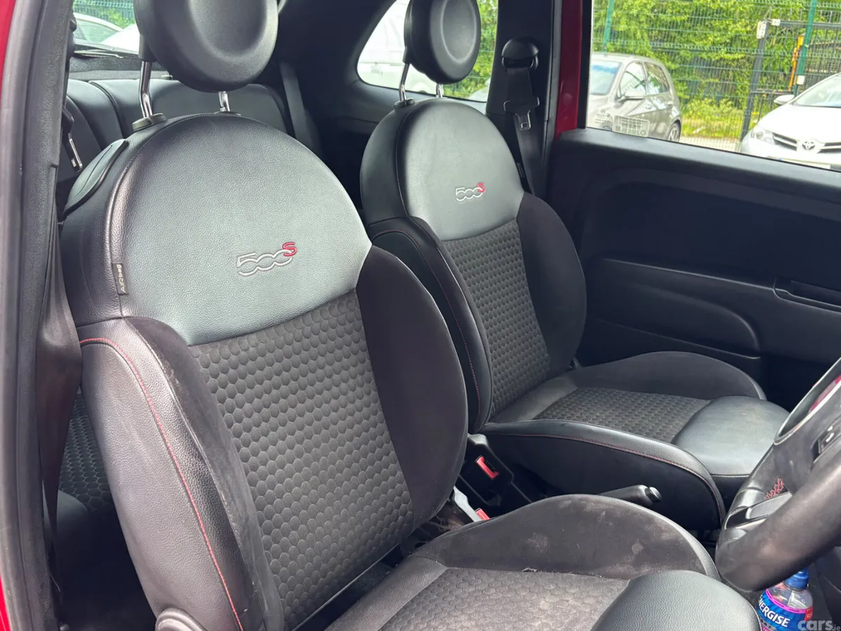 Fiat 500 Hatchback, Petrol, 2014, Red