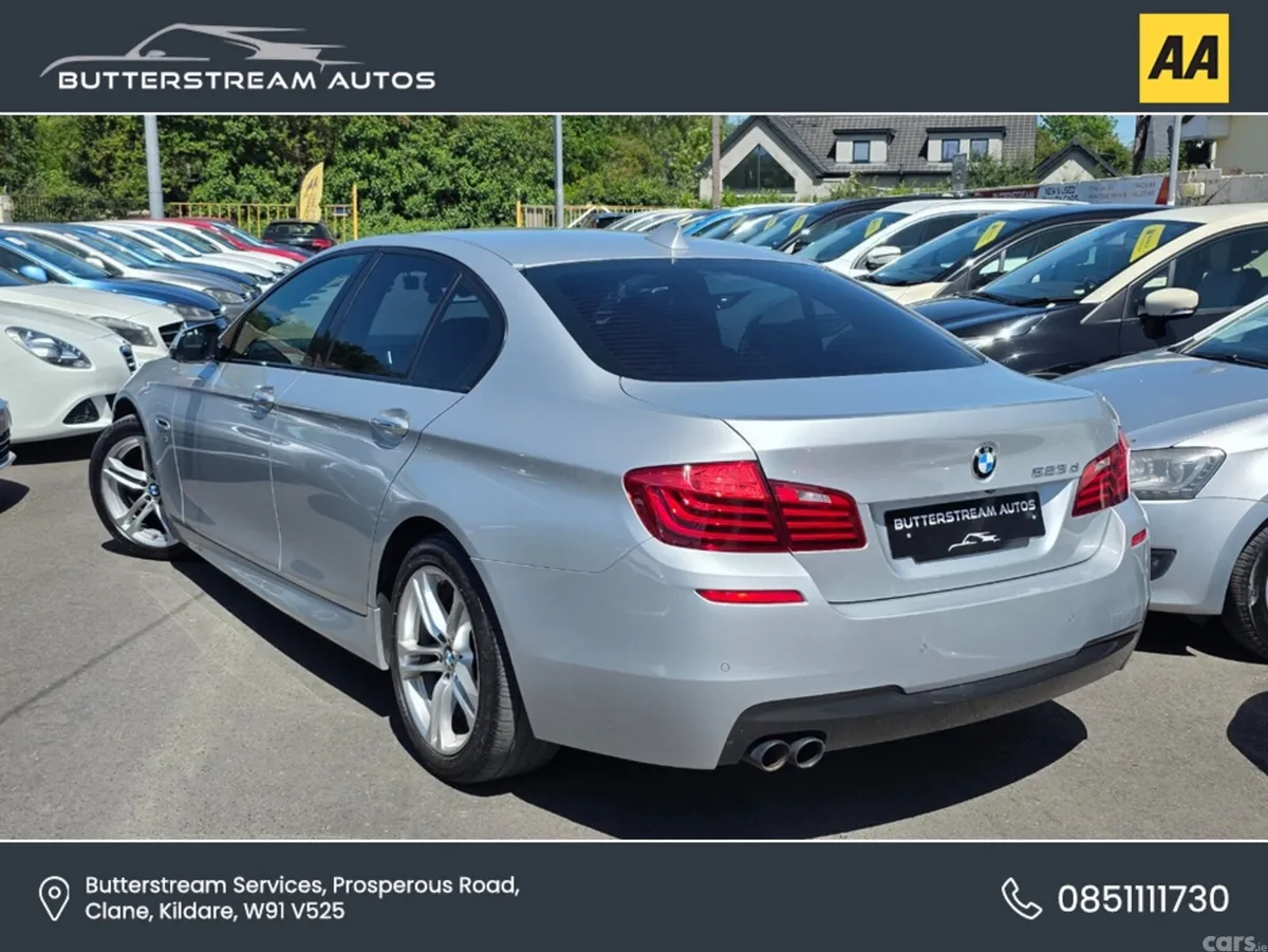 BMW 5-Series Saloon, Diesel, 2015, Silver