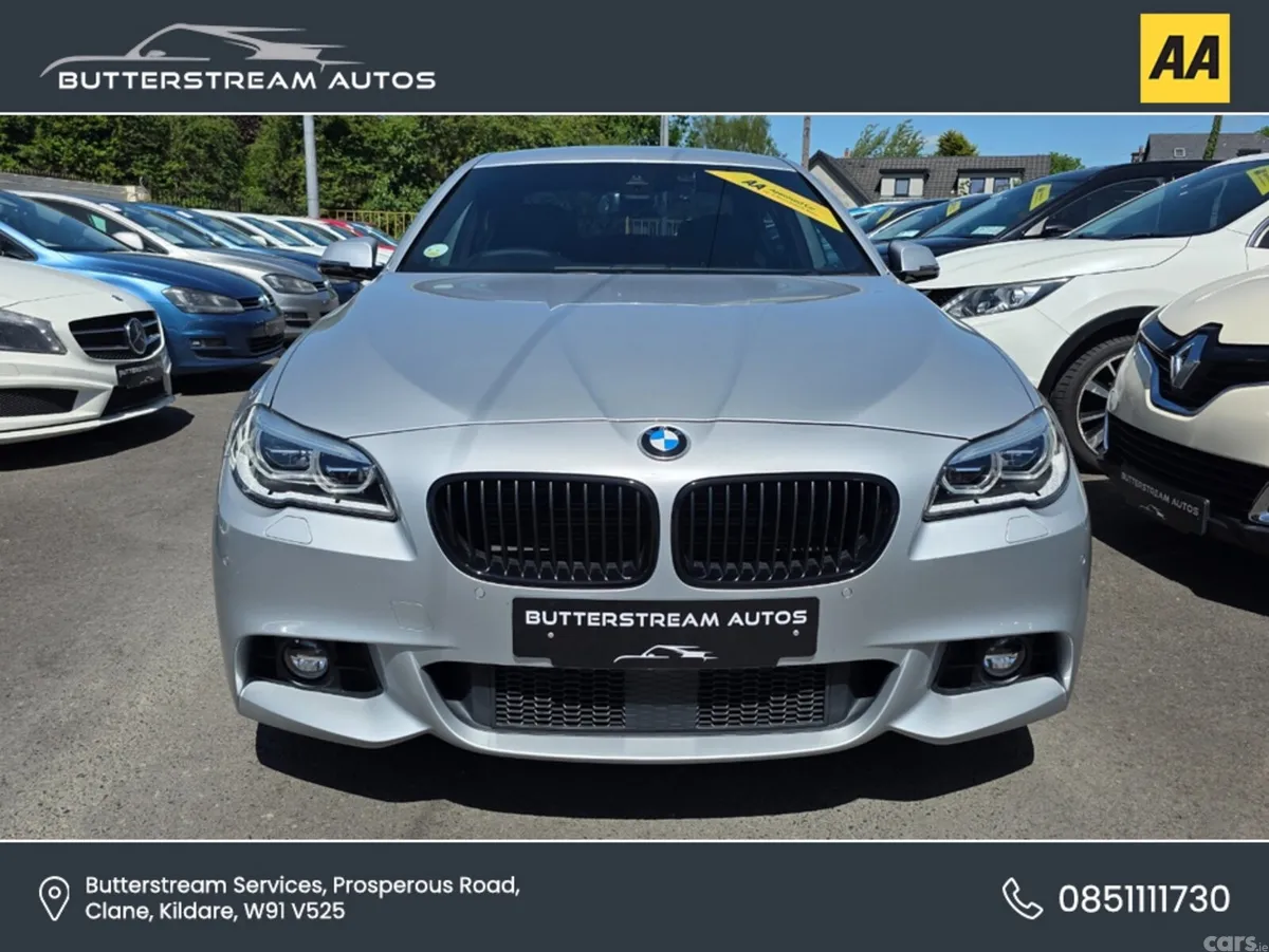 BMW 5-Series Saloon, Diesel, 2015, Silver