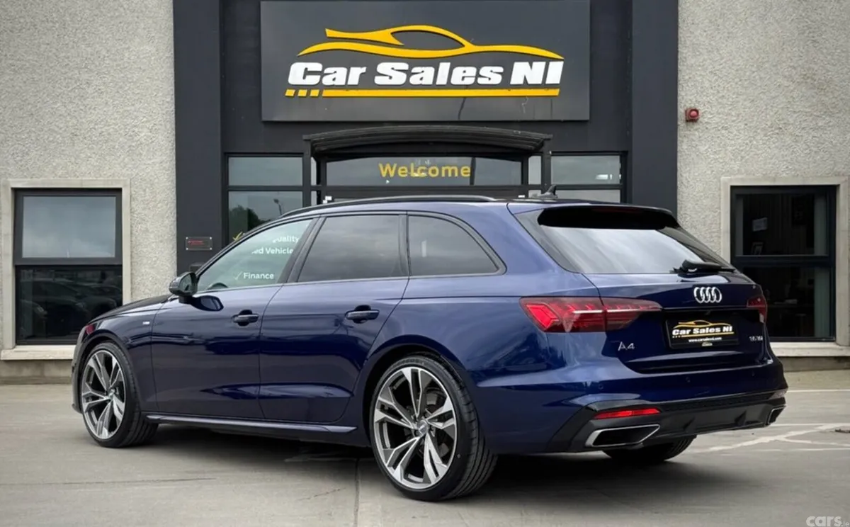 Audi A4 Estate, Diesel Hybrid, 2024, Blue
