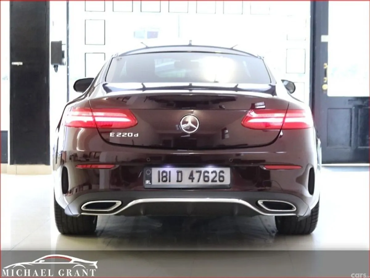 Mercedes-Benz E-Class Coupe, Diesel, 2018, Red