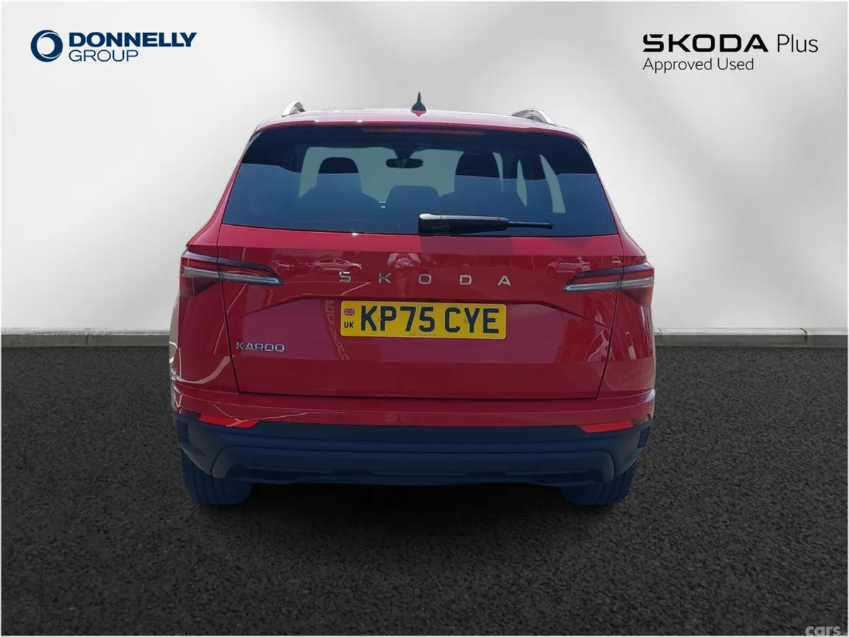 Skoda Karoq Estate, Petrol, 2025, Red