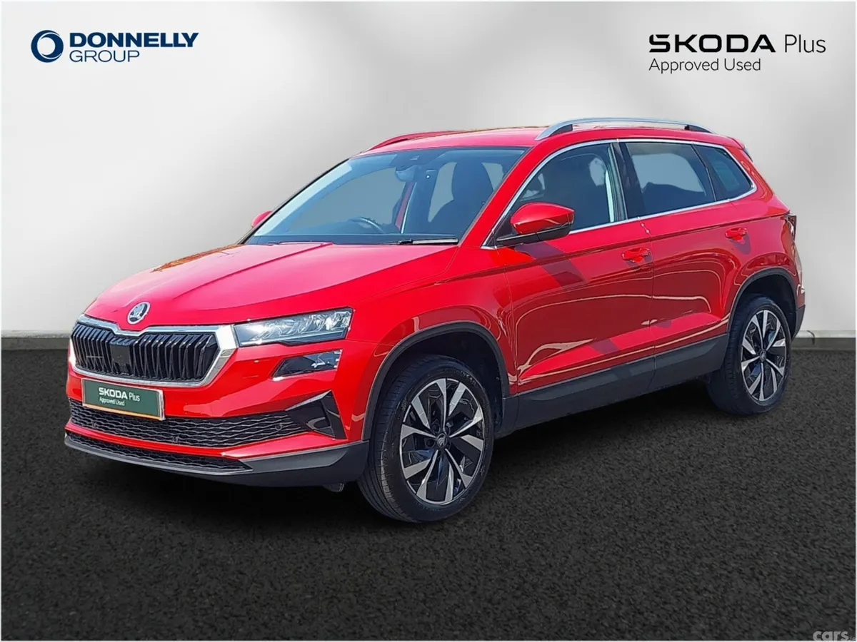 Skoda Karoq Estate, Petrol, 2025, Red