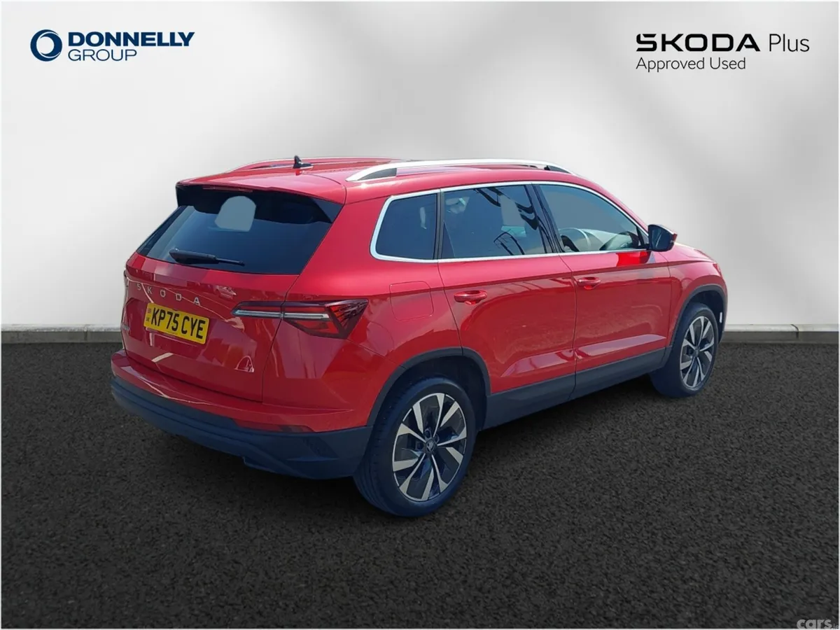 Skoda Karoq Estate, Petrol, 2025, Red