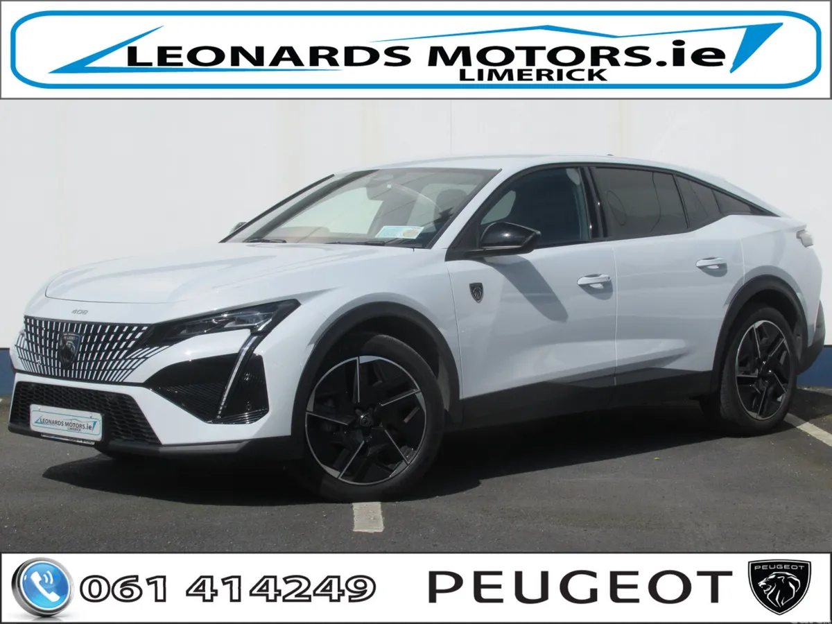 Peugeot 408 Coupe, Petrol Hybrid, 2026, White