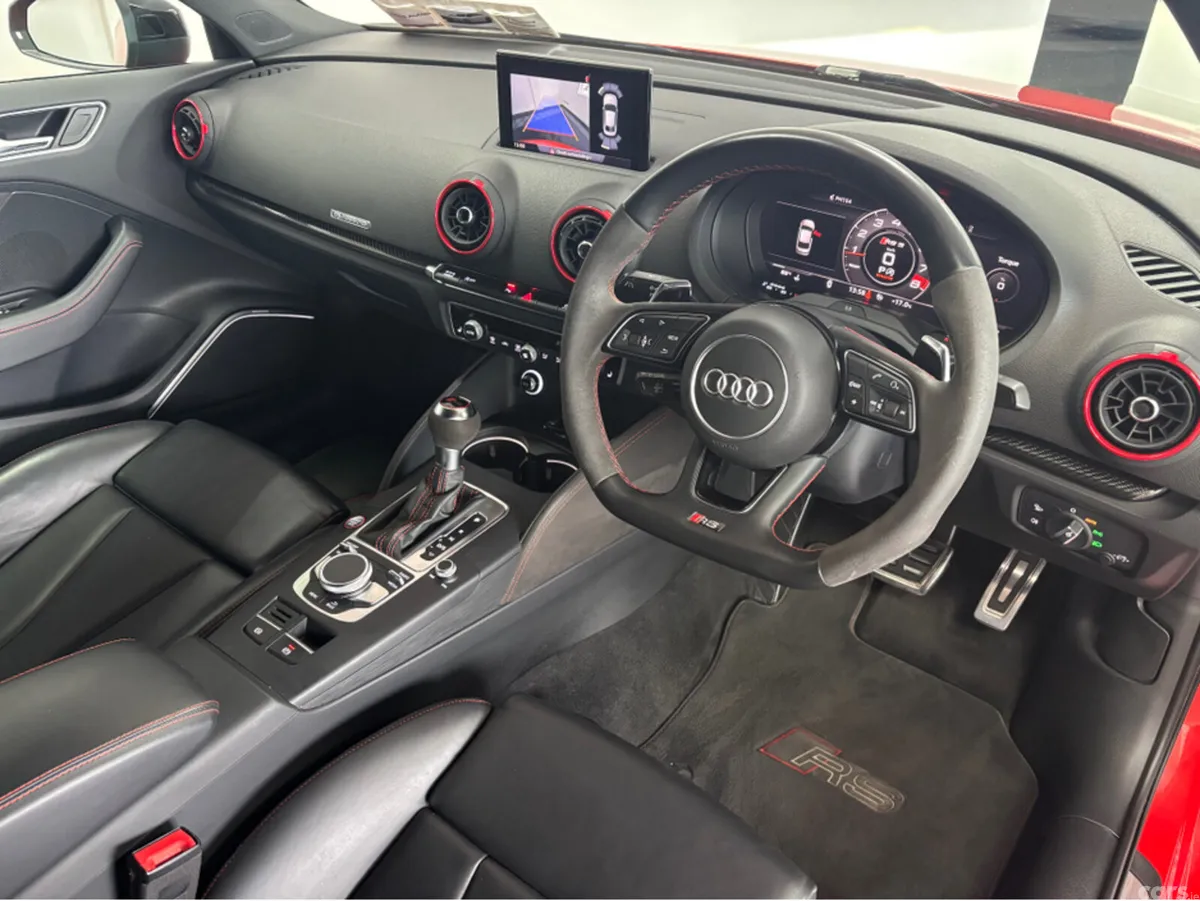 Audi RS3 Saloon, Petrol, 2018, Red
