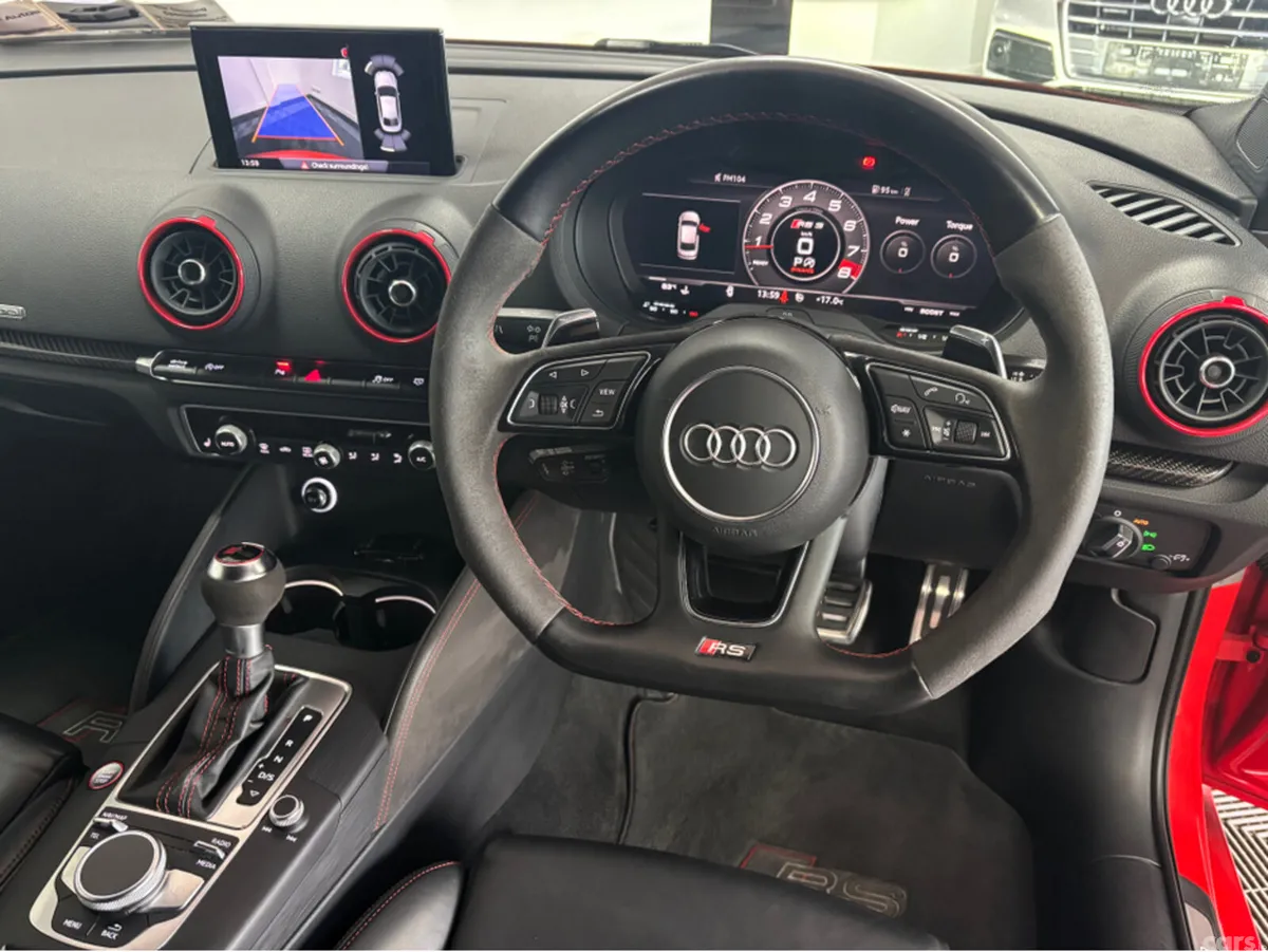 Audi RS3 Saloon, Petrol, 2018, Red