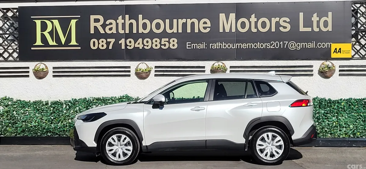Toyota Corolla Cross SUV, Petrol Hybrid, 2024, White