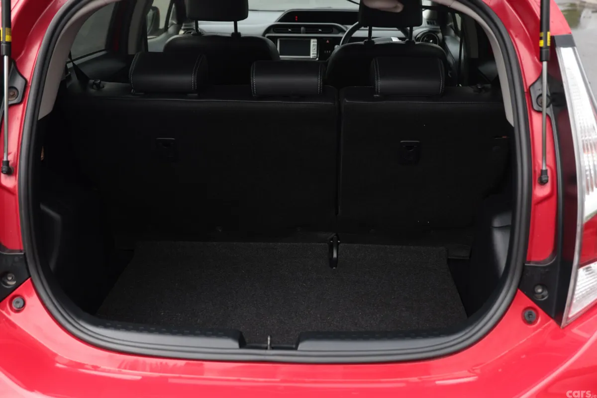 Toyota Aqua Hatchback, Petrol Hybrid, 2015, Red