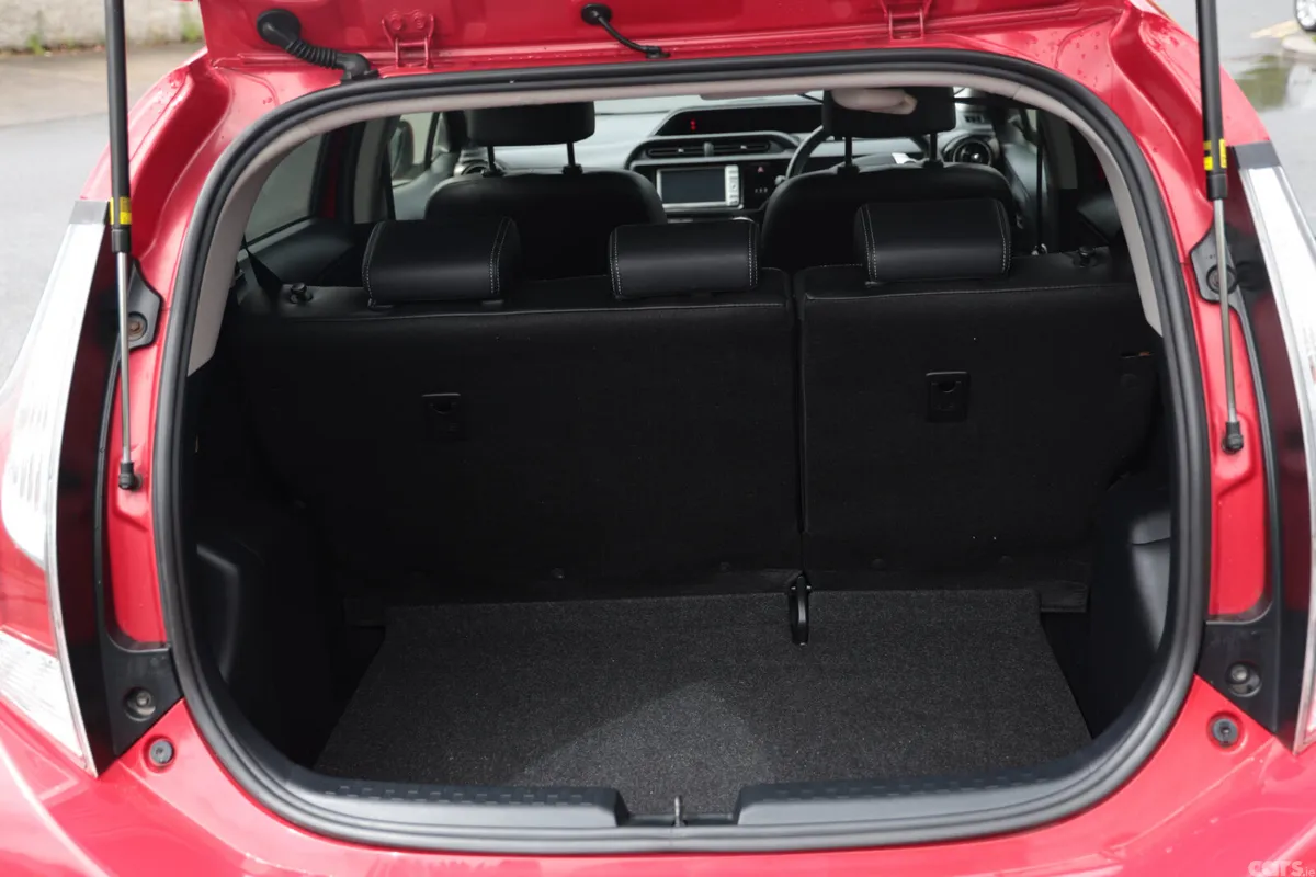 Toyota Aqua Hatchback, Petrol Hybrid, 2015, Red