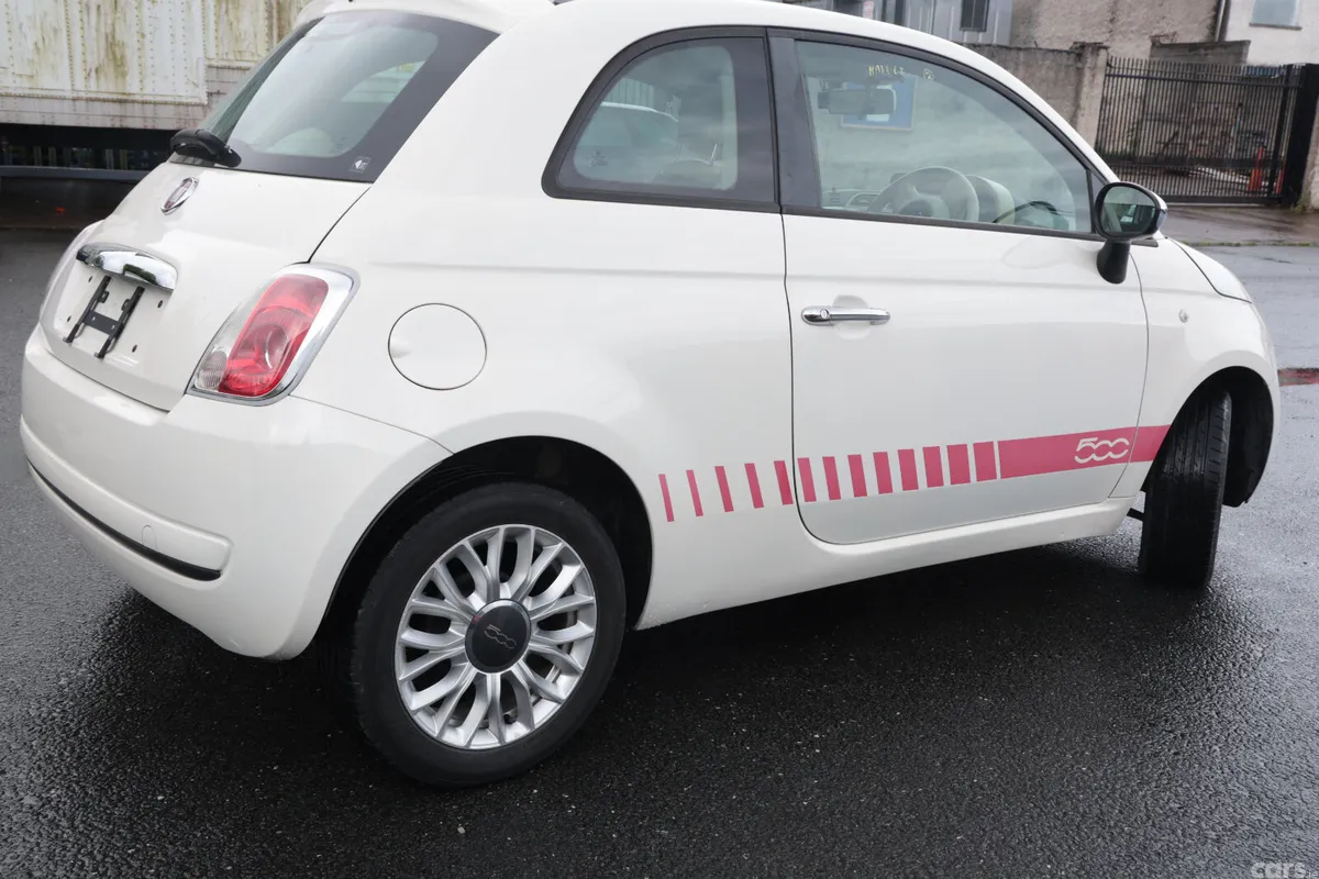 Fiat 500 Hatchback, Petrol, 2015, White