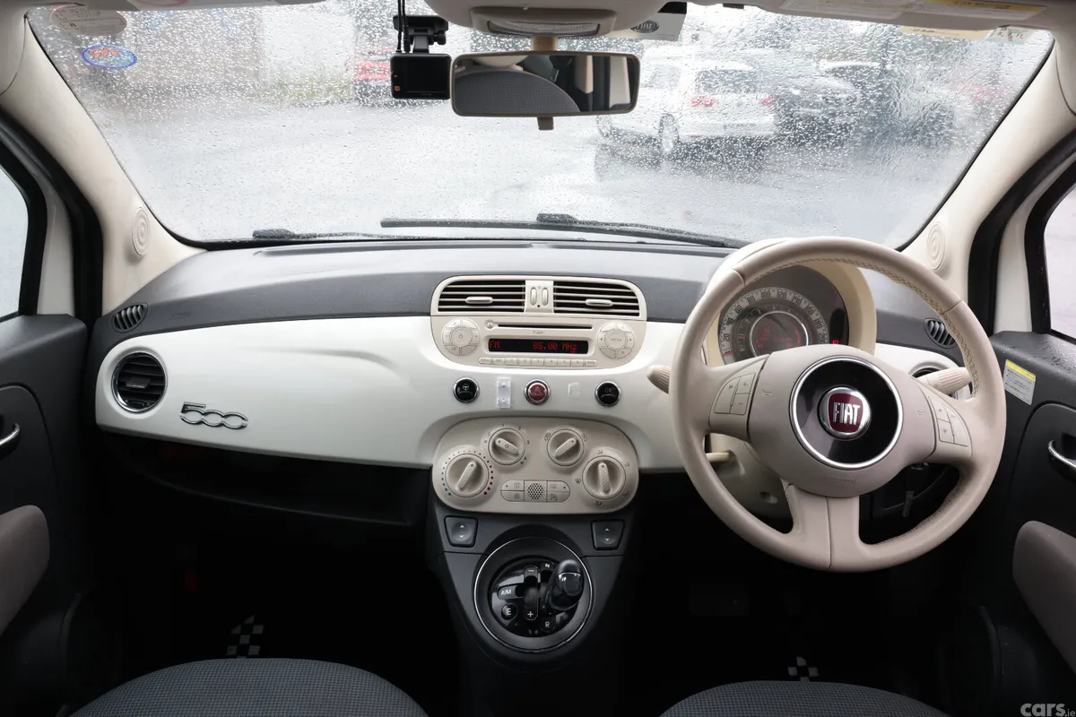 Fiat 500 Hatchback, Petrol, 2015, White