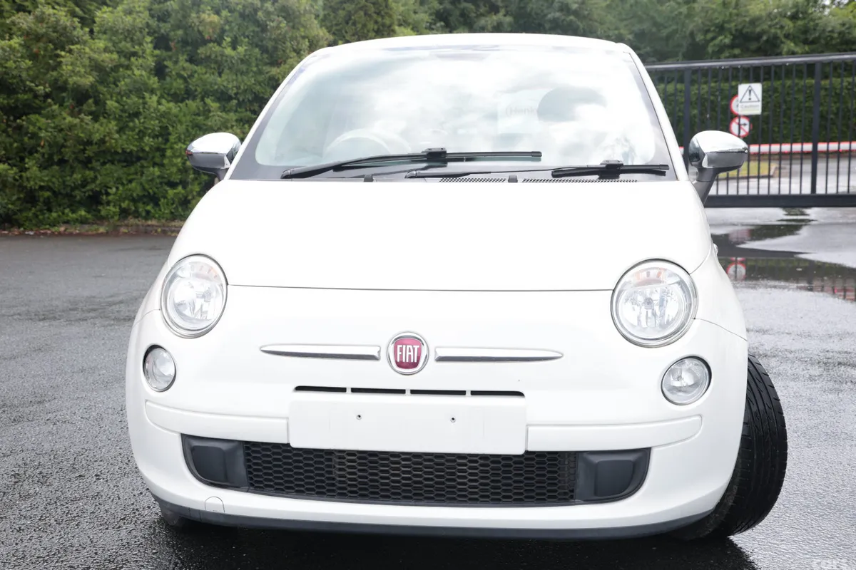 Fiat 500 Hatchback, Petrol, 2015, White