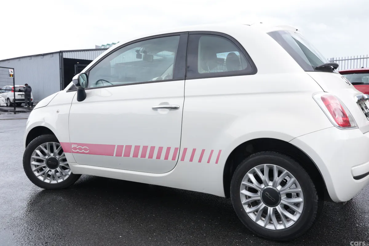 Fiat 500 Hatchback, Petrol, 2015, White