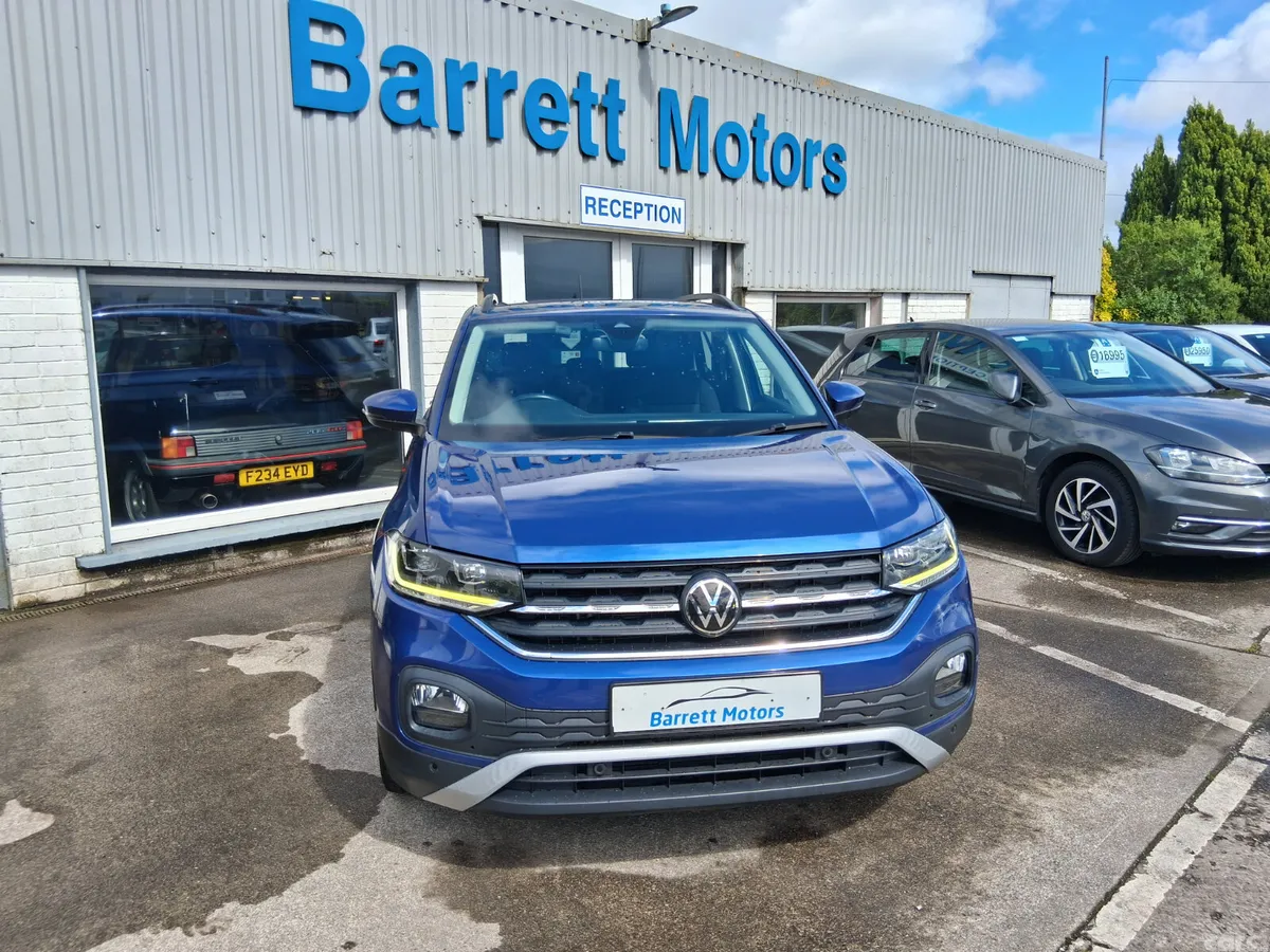 Volkswagen T-Cross Hatchback, Petrol, 2021, Blue
