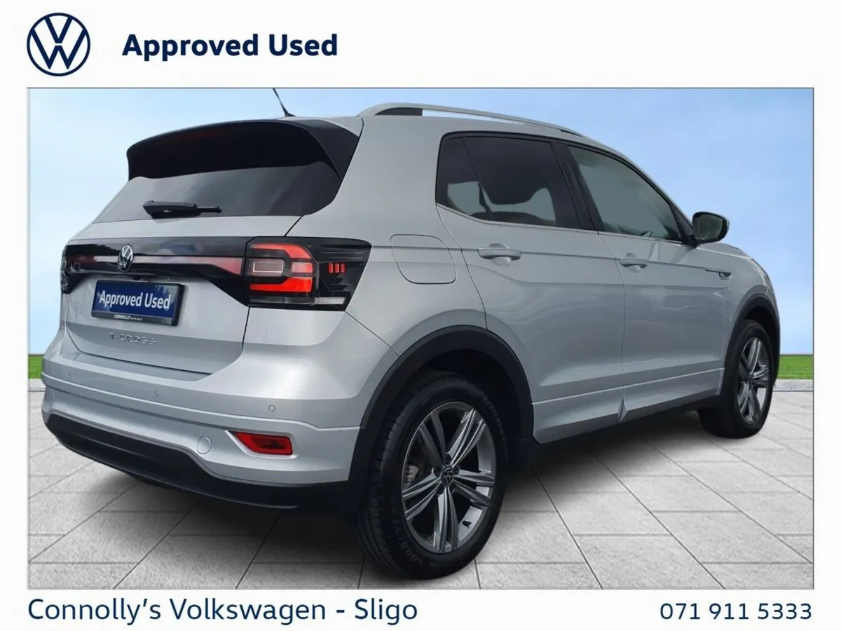 Volkswagen T-Cross SUV, Petrol, 2024, Silver