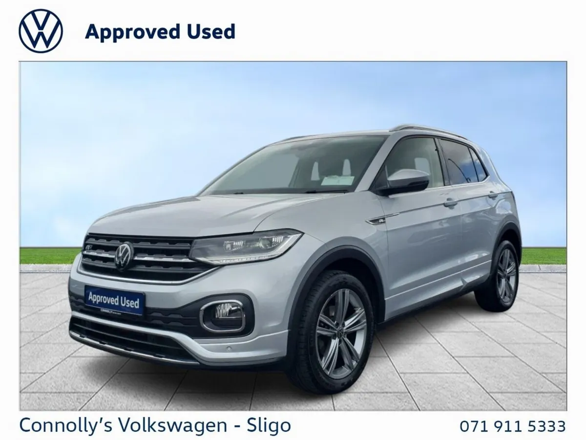 Volkswagen T-Cross SUV, Petrol, 2024, Silver