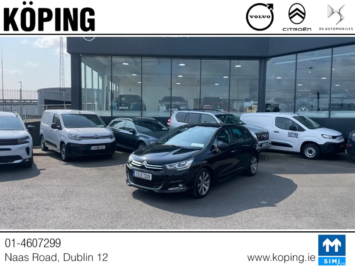 Citroen C4 Hatchback, Petrol, 2017, Black