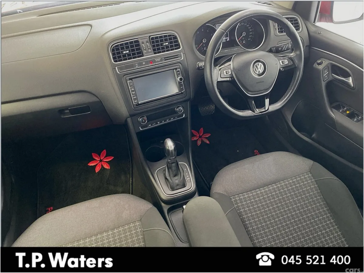 Volkswagen Polo Hatchback, Petrol, 2017, Red