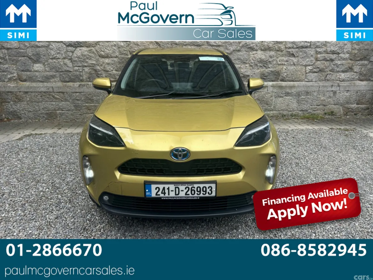 Toyota Yaris Cross Hatchback, Petrol Hybrid, 2024, Yellow