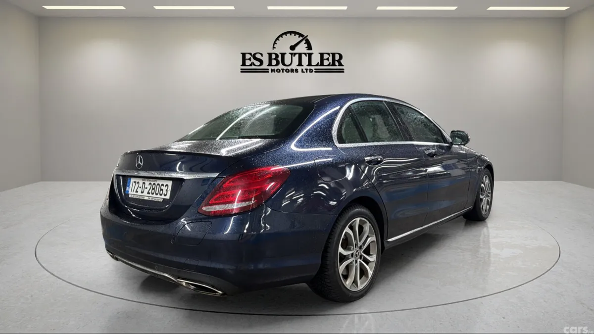 Mercedes-Benz C-Class Saloon, Petrol Plug-in Hybrid, 2017, Blue