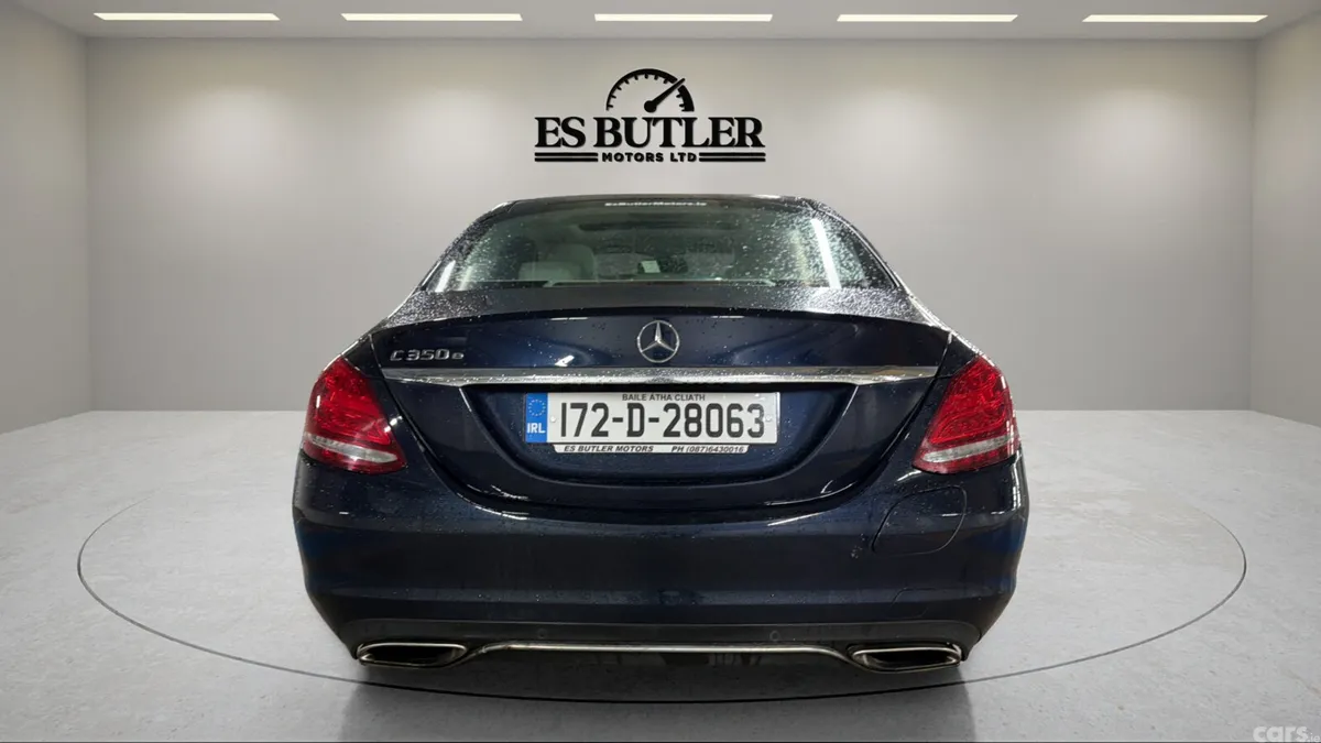 Mercedes-Benz C-Class Saloon, Petrol Plug-in Hybrid, 2017, Blue