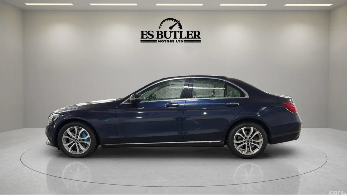 Mercedes-Benz C-Class Saloon, Petrol Plug-in Hybrid, 2017, Blue