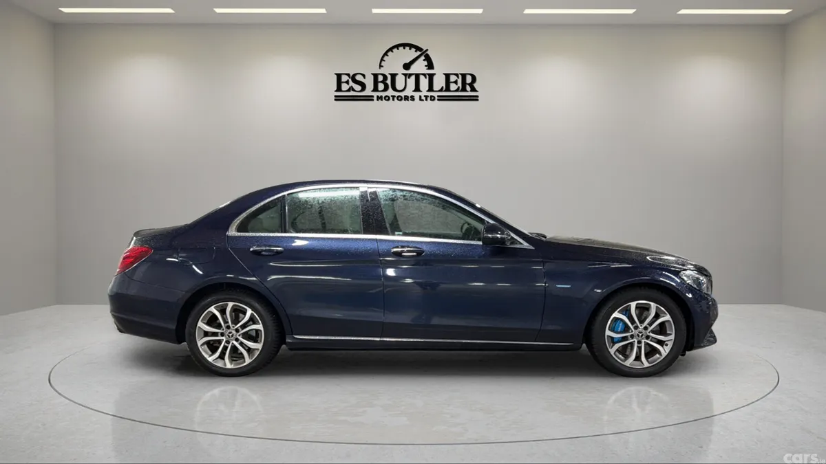 Mercedes-Benz C-Class Saloon, Petrol Plug-in Hybrid, 2017, Blue