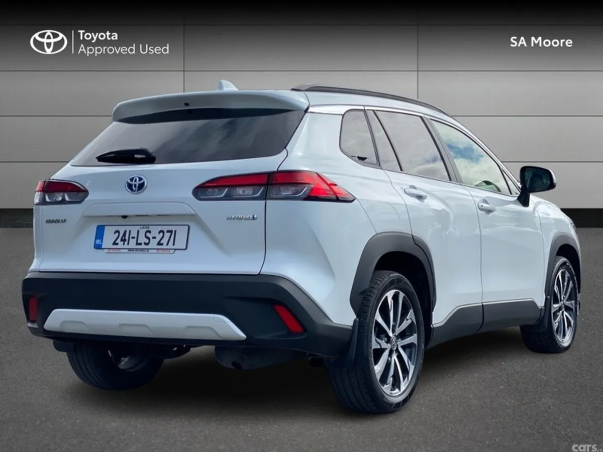 Toyota Corolla Cross SUV, Petrol Hybrid, 2024, White