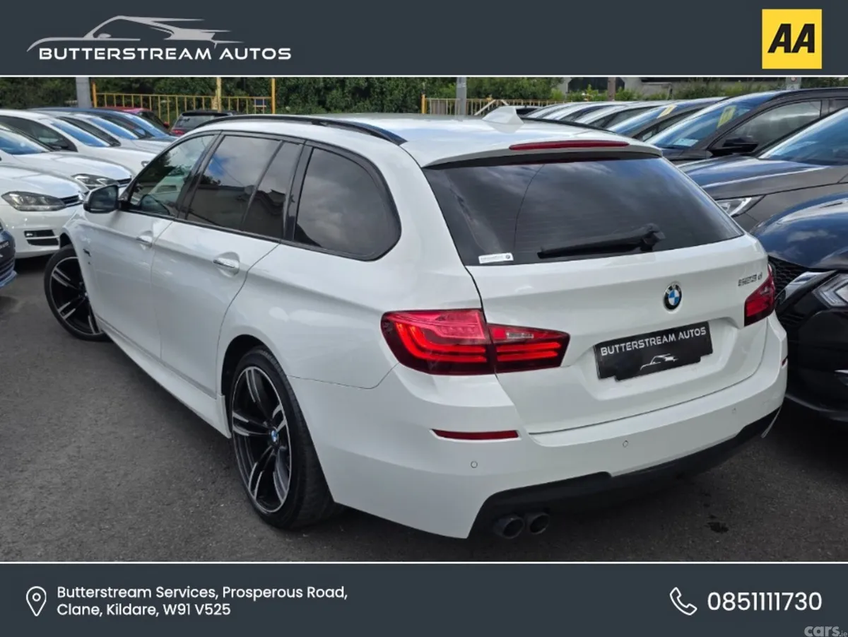 BMW 5-Series Estate, Diesel, 2015, White