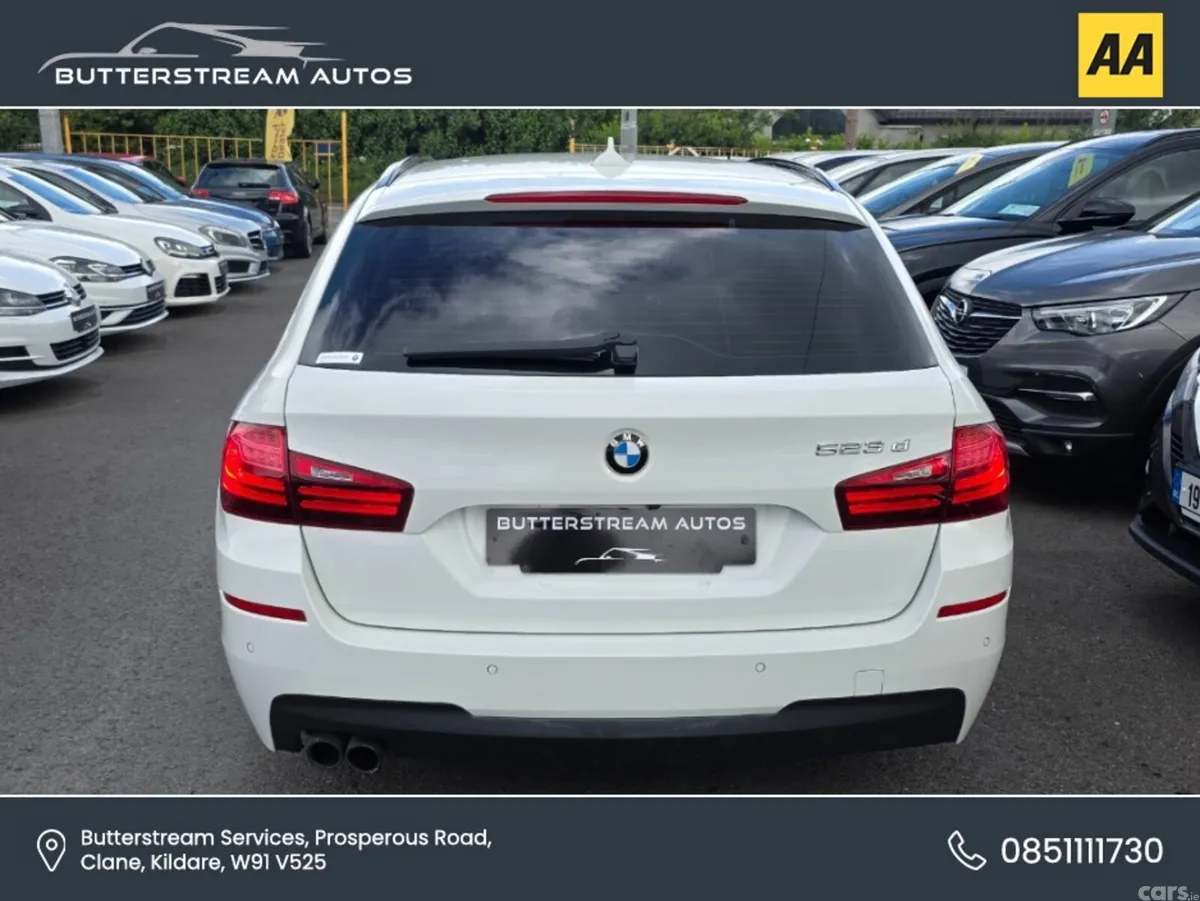 BMW 5-Series Estate, Diesel, 2015, White