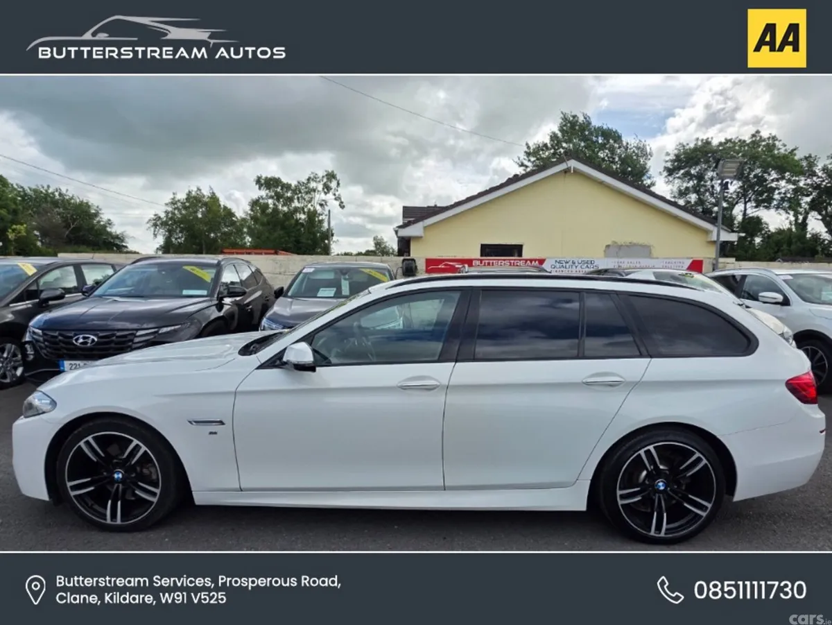 BMW 5-Series Estate, Diesel, 2015, White