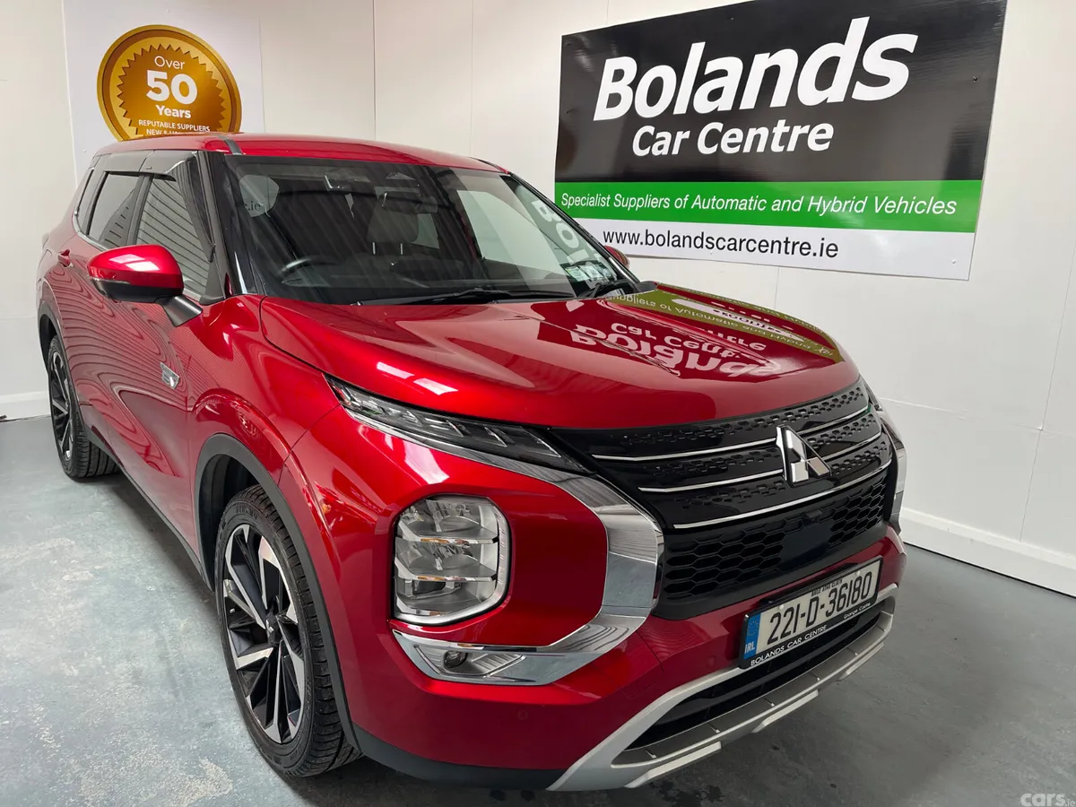 Mitsubishi Outlander SUV, Petrol Plug-in Hybrid, 2022, Red