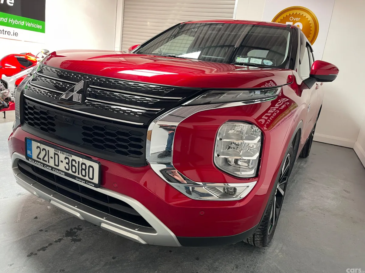 Mitsubishi Outlander SUV, Petrol Plug-in Hybrid, 2022, Red