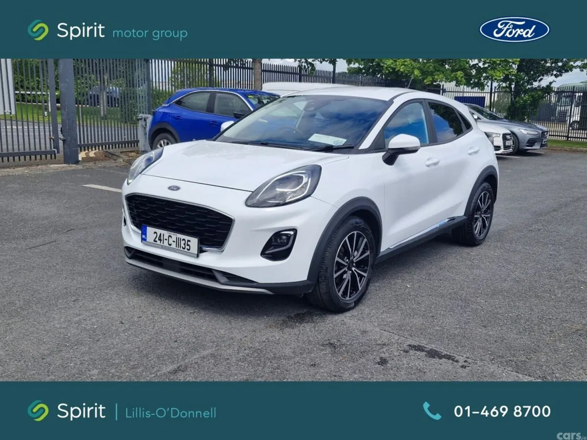 Ford Puma MPV, Petrol Hybrid, 2024, White