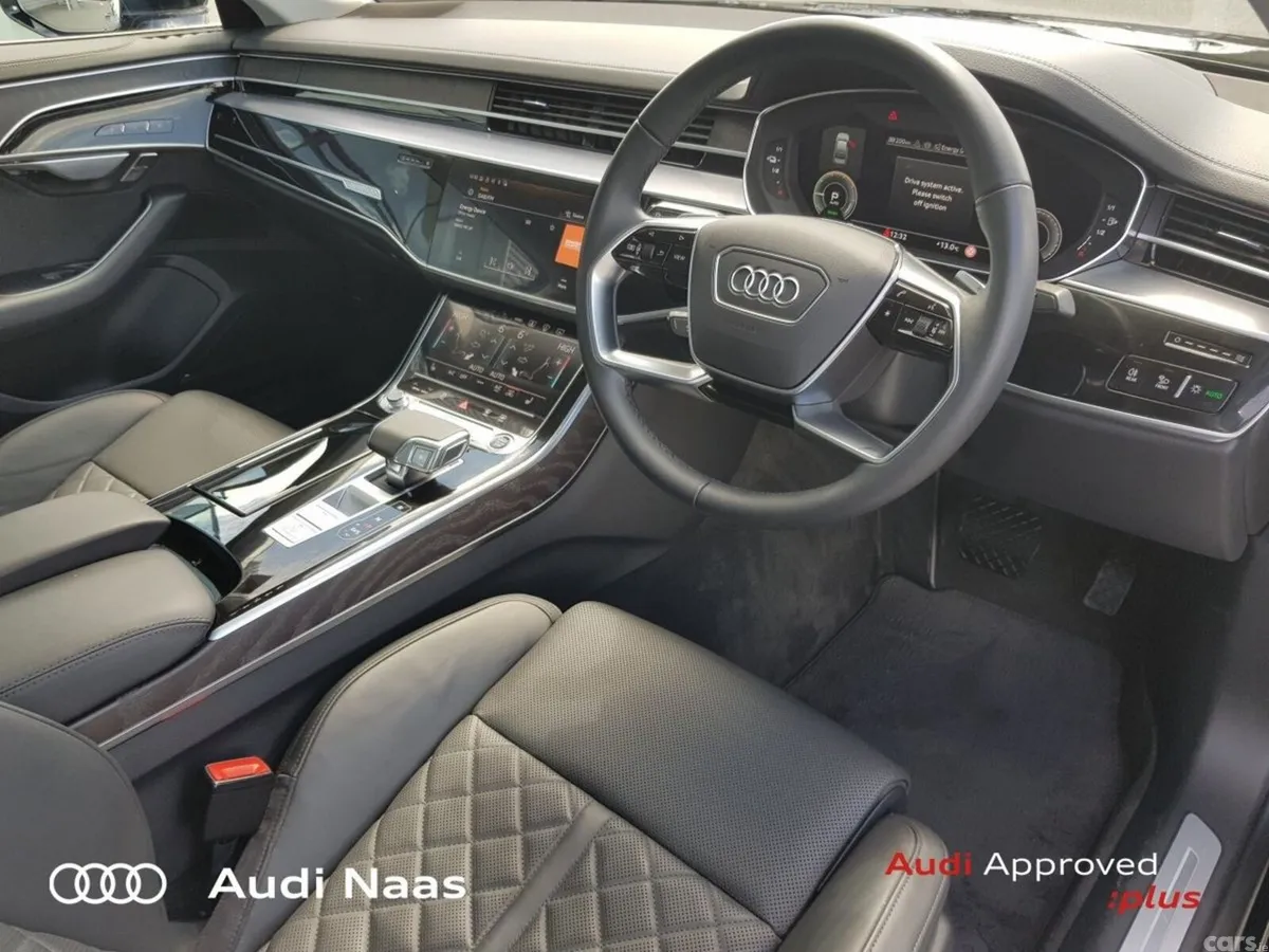 Audi A8 Saloon, Petrol Plug-in Hybrid, 2024, Black