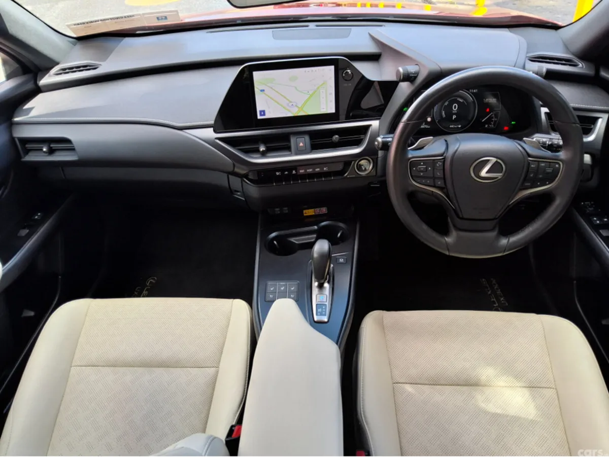 Lexus UX SUV, Electric, 2024, Orange