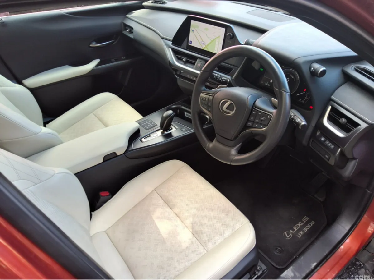 Lexus UX SUV, Electric, 2024, Orange