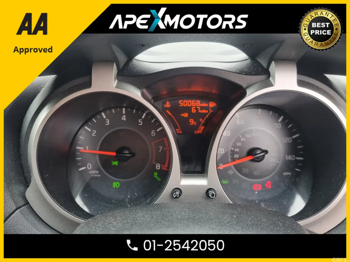 Nissan Juke Hatchback, Petrol, 2017, Red