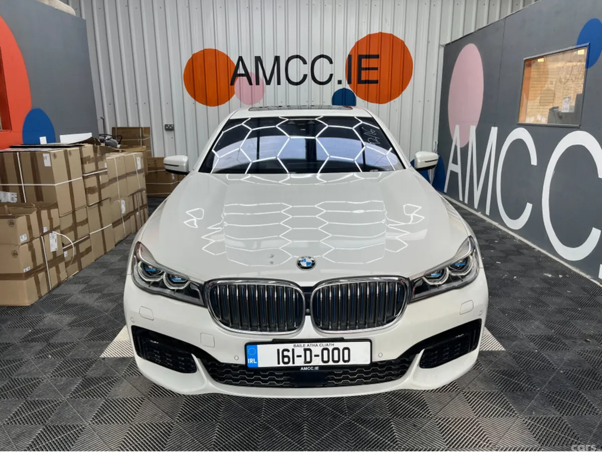 BMW 7-Series Saloon, Petrol Plug-in Hybrid, 2016, White